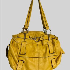 Yellow Leather Women's Bag [561]